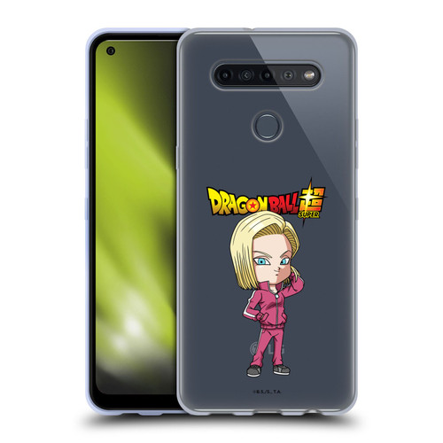 Dragon Ball Super Characters Android 18 Soft Gel Case for LG K51S