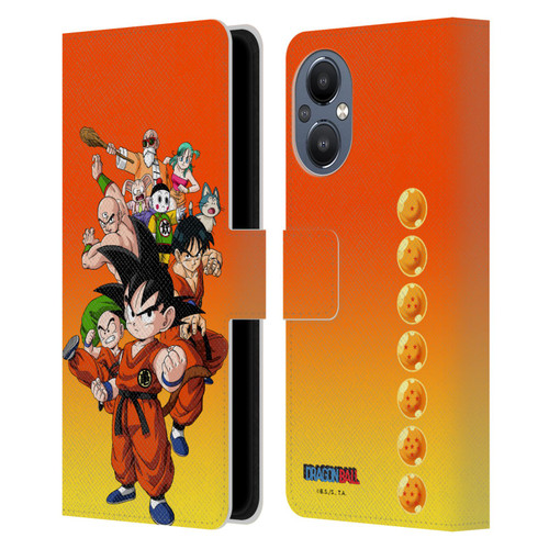 Dragon Ball Characters Group Leather Book Wallet Case Cover For OnePlus Nord N20 5G