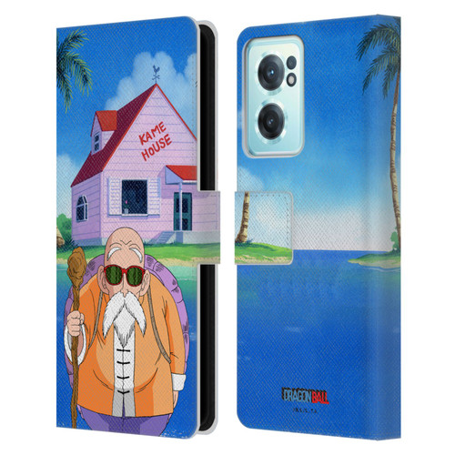 Dragon Ball Characters Master Roshi Leather Book Wallet Case Cover For OnePlus Nord CE 2 5G