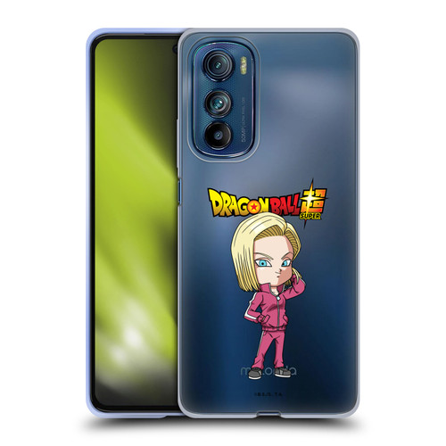 Dragon Ball Super Characters Android 18 Soft Gel Case for Motorola Edge 30