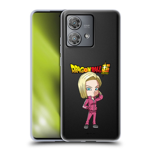 Dragon Ball Super Characters Android 18 Soft Gel Case for Motorola Edge 40 Neo 5G