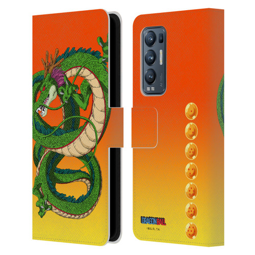 Dragon Ball Characters Shenron Leather Book Wallet Case Cover For OPPO Find X3 Neo / Reno5 Pro+ 5G