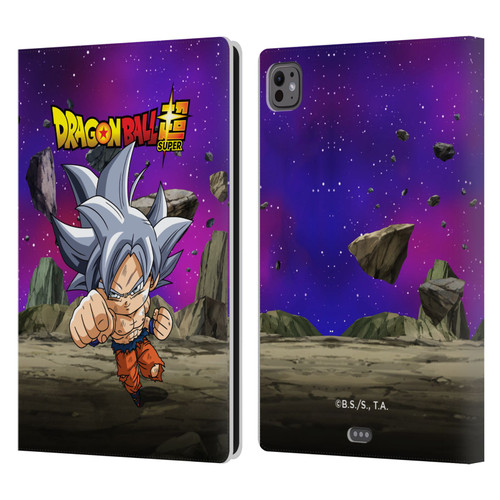 Dragon Ball Super Characters Ultra Instinct Goku Leather Book Wallet Case Cover For Apple iPad Pro 11 M4 2024