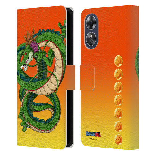 Dragon Ball Characters Shenron Leather Book Wallet Case Cover For OPPO A17