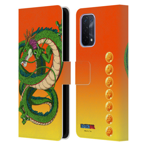 Dragon Ball Characters Shenron Leather Book Wallet Case Cover For OPPO A54 5G