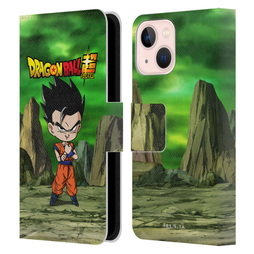 Dragon Ball Super Characters Ultimate Gohan Leather Book Wallet Case Cover For Apple iPhone 13 Mini