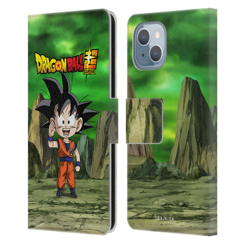 Dragon Ball Super Characters Goku Leather Book Wallet Case Cover For Apple iPhone 14