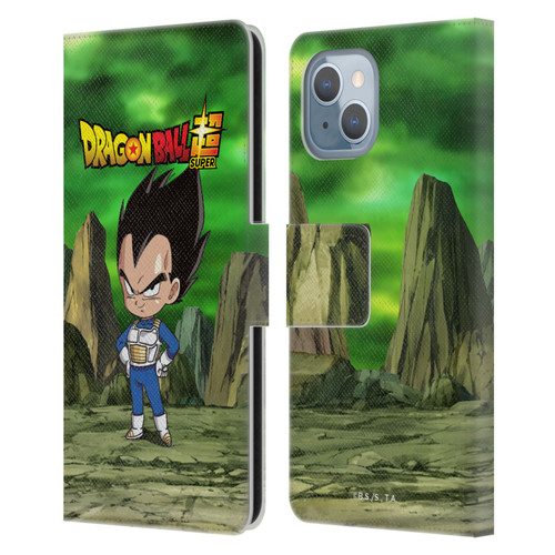 Dragon Ball Super Characters Vegeta Leather Book Wallet Case Cover For Apple iPhone 14