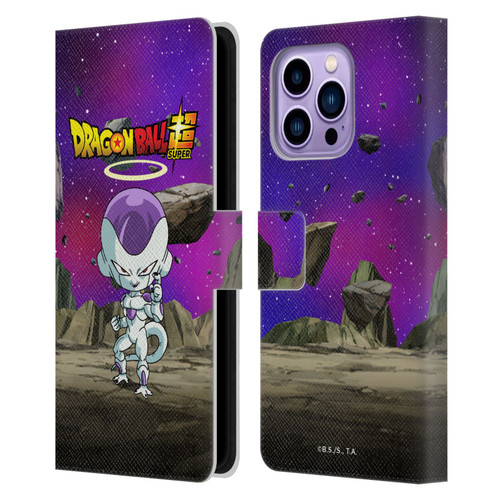 Dragon Ball Super Characters Frieza Leather Book Wallet Case Cover For Apple iPhone 14 Pro Max