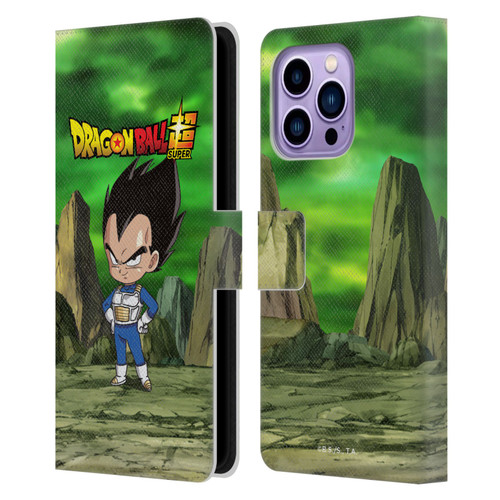 Dragon Ball Super Characters Vegeta Leather Book Wallet Case Cover For Apple iPhone 14 Pro Max
