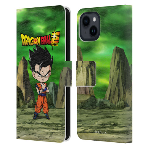 Dragon Ball Super Characters Ultimate Gohan Leather Book Wallet Case Cover For Apple iPhone 15