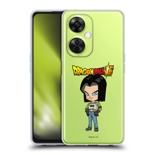 Dragon Ball Super Characters Android 17 Soft Gel Case for OnePlus Nord CE 3 Lite 5G