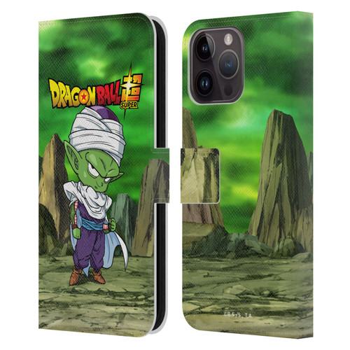 Dragon Ball Super Characters Piccolo Leather Book Wallet Case Cover For Apple iPhone 15 Pro Max