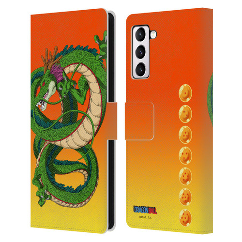 Dragon Ball Characters Shenron Leather Book Wallet Case Cover For Samsung Galaxy S21+ 5G