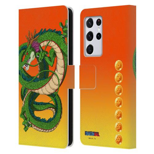 Dragon Ball Characters Shenron Leather Book Wallet Case Cover For Samsung Galaxy S21 Ultra 5G
