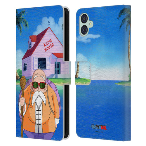 Dragon Ball Characters Master Roshi Leather Book Wallet Case Cover For Samsung Galaxy M04 5G / A04e