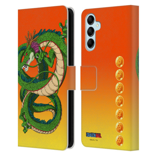 Dragon Ball Characters Shenron Leather Book Wallet Case Cover For Samsung Galaxy M14 5G