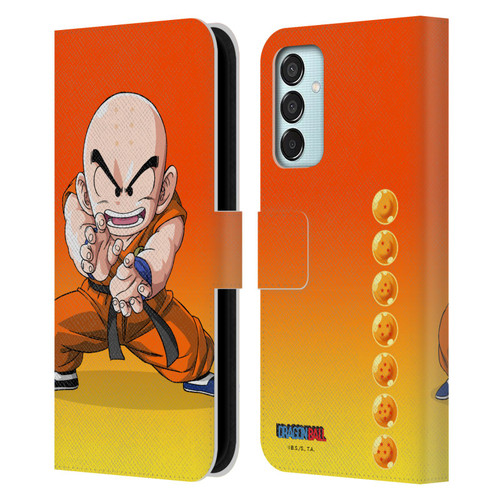 Dragon Ball Characters Krillin Leather Book Wallet Case Cover For Samsung Galaxy M15/F15 5G