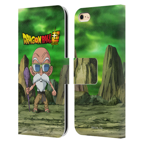 Dragon Ball Super Characters Kamesennin Leather Book Wallet Case Cover For Apple iPhone 6 / iPhone 6s