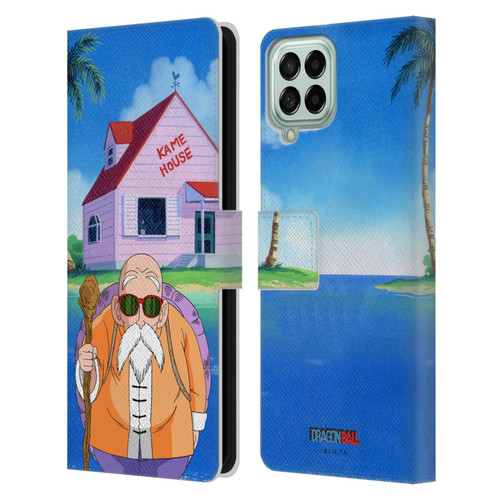 Dragon Ball Characters Master Roshi Leather Book Wallet Case Cover For Samsung Galaxy M53 (2022)