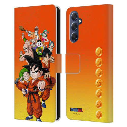 Dragon Ball Characters Group Leather Book Wallet Case Cover For Samsung Galaxy M54 5G