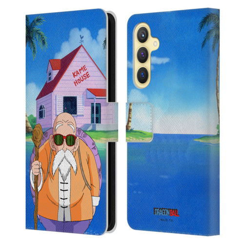 Dragon Ball Characters Master Roshi Leather Book Wallet Case Cover For Samsung Galaxy S23 FE 5G
