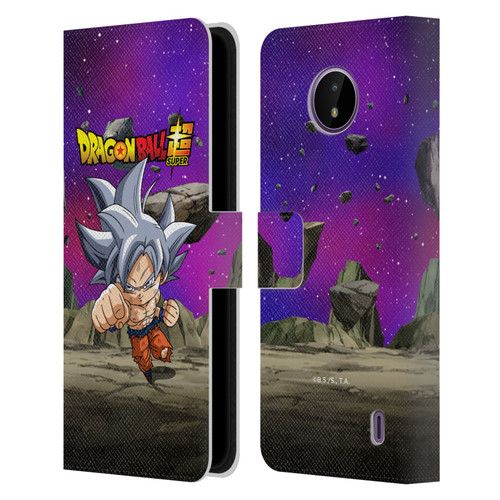 Dragon Ball Super Characters Ultra Instinct Goku Leather Book Wallet Case Cover For Nokia C10 / C20
