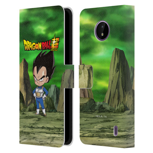 Dragon Ball Super Characters Vegeta Leather Book Wallet Case Cover For Nokia C10 / C20