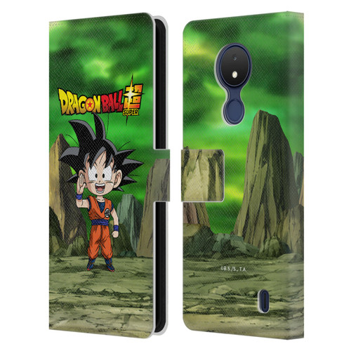 Dragon Ball Super Characters Goku Leather Book Wallet Case Cover For Nokia C21