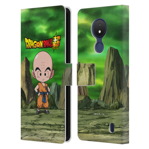 Dragon Ball Super Characters Krillin Leather Book Wallet Case Cover For Nokia C21