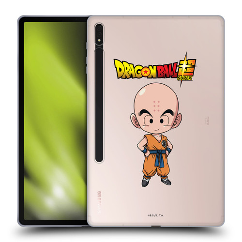 Dragon Ball Super Characters Krillin Soft Gel Case for Samsung Galaxy Tab S8 Plus