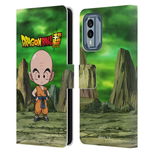 Dragon Ball Super Characters Krillin Leather Book Wallet Case Cover For Nokia X30