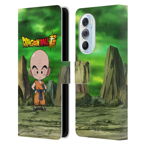 Dragon Ball Super Characters Krillin Leather Book Wallet Case Cover For Motorola Edge X30
