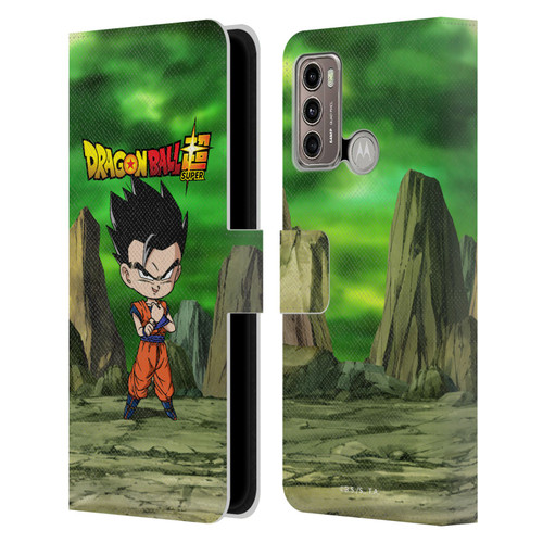 Dragon Ball Super Characters Ultimate Gohan Leather Book Wallet Case Cover For Motorola Moto G60 / Moto G40 Fusion