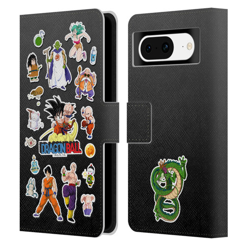 Dragon Ball Iconic Characters Collage Leather Book Wallet Case Cover For Google Pixel 8
