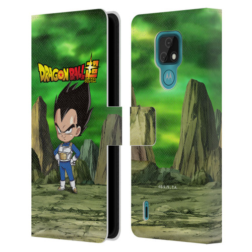 Dragon Ball Super Characters Vegeta Leather Book Wallet Case Cover For Motorola Moto E7