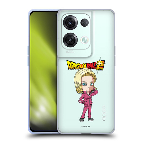 Dragon Ball Super Characters Android 18 Soft Gel Case for OPPO Reno8 Pro