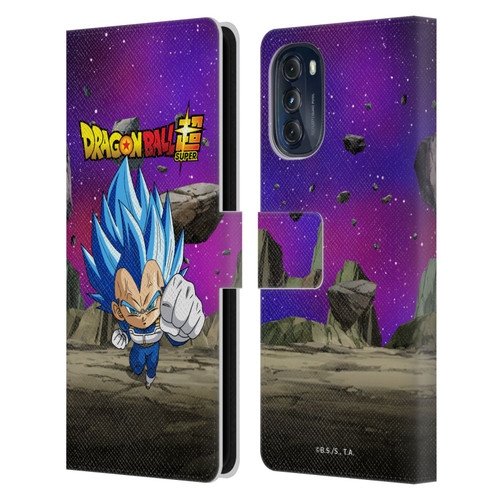 Dragon Ball Super Characters SSGSS Evolved Vegeta Leather Book Wallet Case Cover For Motorola Moto G (2022)