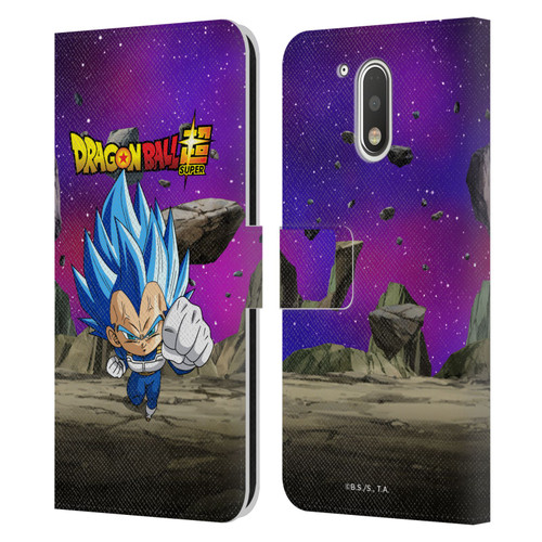 Dragon Ball Super Characters SSGSS Evolved Vegeta Leather Book Wallet Case Cover For Motorola Moto G41