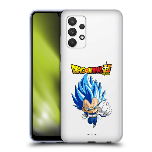 Dragon Ball Super Characters SSGSS Evolved Vegeta Soft Gel Case for Samsung Galaxy A32 (2021)
