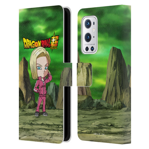 Dragon Ball Super Characters Android 18 Leather Book Wallet Case Cover For OnePlus 9 Pro