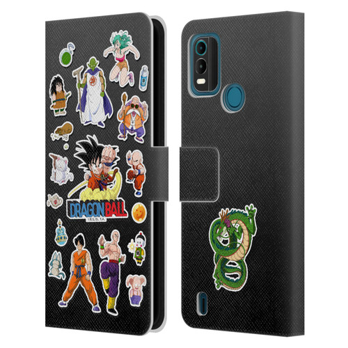 Dragon Ball Iconic Characters Collage Leather Book Wallet Case Cover For Nokia G11 Plus