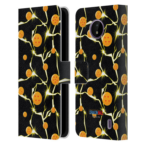Dragon Ball Iconic Pattern Leather Book Wallet Case Cover For Nokia C10 / C20