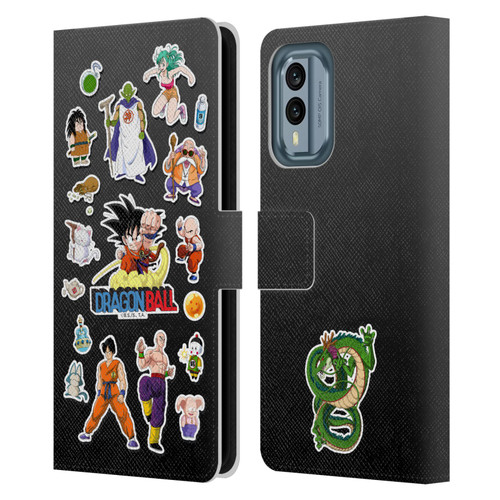 Dragon Ball Iconic Characters Collage Leather Book Wallet Case Cover For Nokia X30