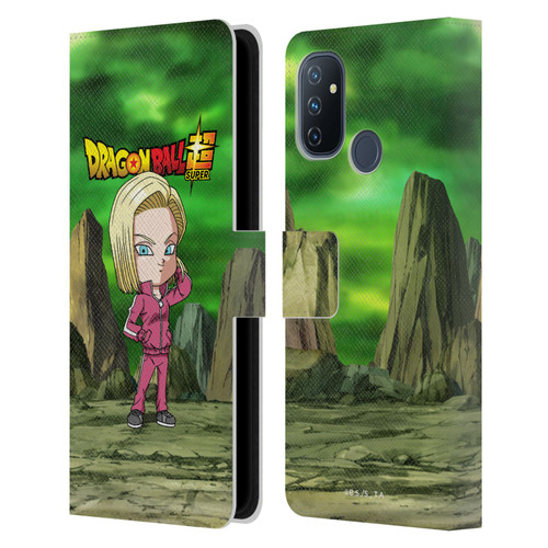 Dragon Ball Super Characters Android 18 Leather Book Wallet Case Cover For OnePlus Nord N100
