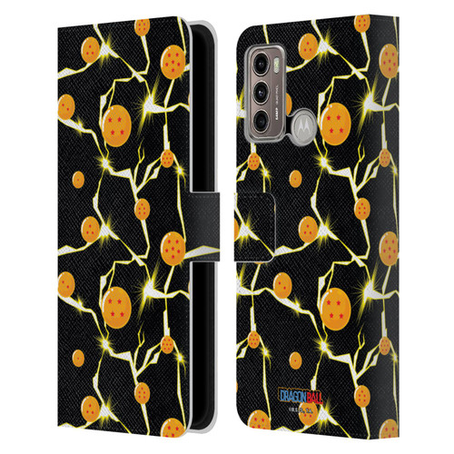 Dragon Ball Iconic Pattern Leather Book Wallet Case Cover For Motorola Moto G60 / Moto G40 Fusion