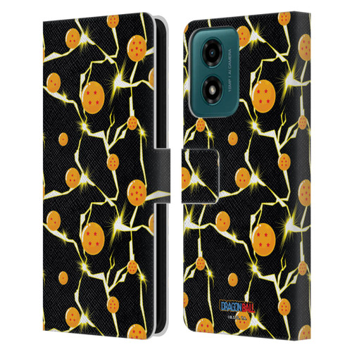 Dragon Ball Iconic Pattern Leather Book Wallet Case Cover For Motorola Moto G04/G04s/G24 4G
