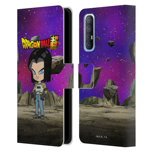 Dragon Ball Super Characters Android 17 Leather Book Wallet Case Cover For OPPO Find X2 Neo 5G