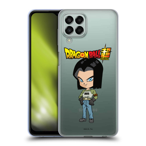 Dragon Ball Super Characters Android 17 Soft Gel Case for Samsung Galaxy M33 (2022)