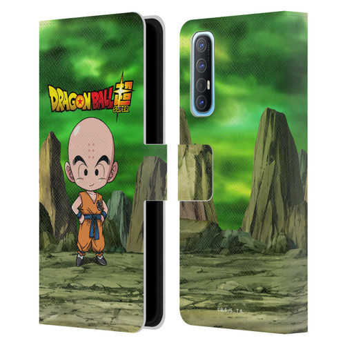 Dragon Ball Super Characters Krillin Leather Book Wallet Case Cover For OPPO Find X2 Neo 5G